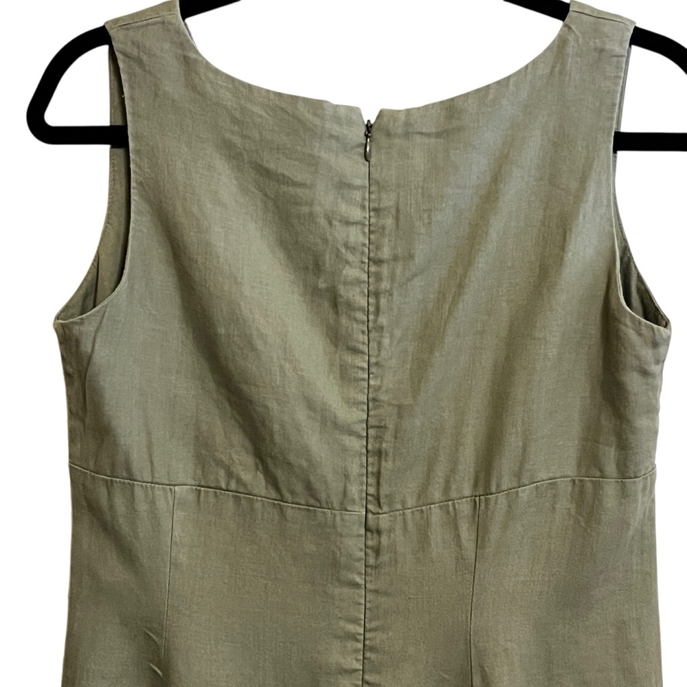 Old Navy Collection 100% linen cross front Maxi Dress sleeveless Size S - Picture 5 of 7